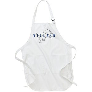 Villain Football Sports Fan Full-Length Apron With Pockets