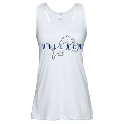 Villain Football Sports Fan Ladies Essential Flowy Tank
