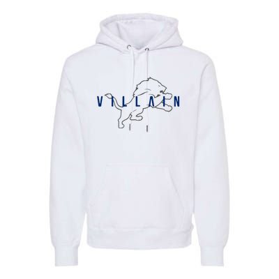 Villain Football Sports Fan Premium Hoodie