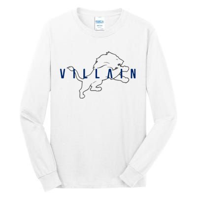 Villain Football Sports Fan Tall Long Sleeve T-Shirt