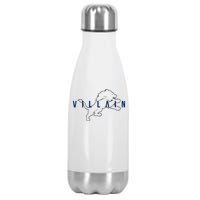 Villain Football Sports Fan Stainless Steel Insulated Water Bottle