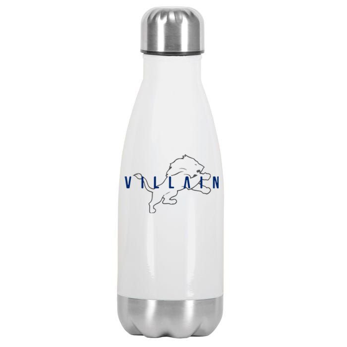 Villain Football Sports Fan Stainless Steel Insulated Water Bottle