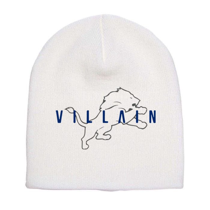 Villain Football Sports Fan Short Acrylic Beanie