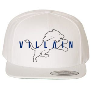 Villain Football Sports Fan Wool Snapback Cap