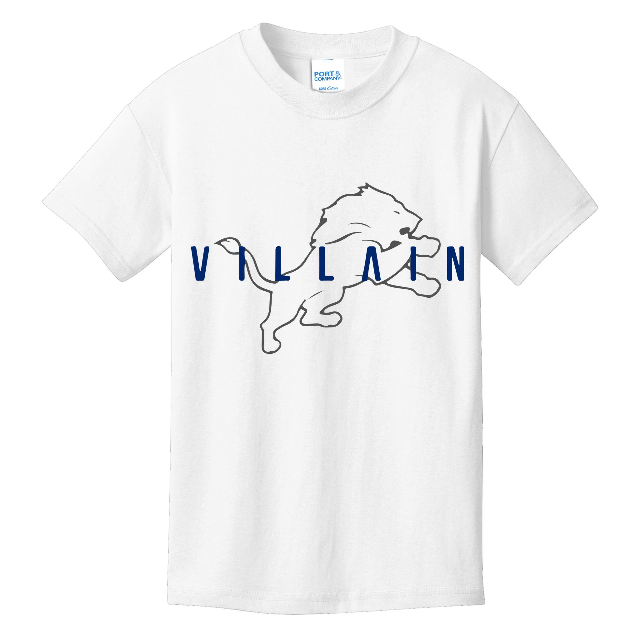 Villain Football Sports Fan Kids T-Shirt