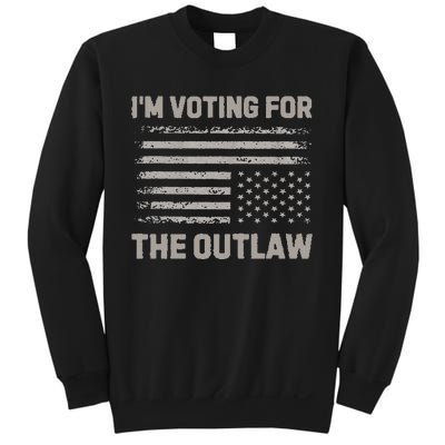 Voting For The Outlaw 2024 Election Sweatshirt