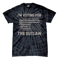 Voting For The Outlaw 2024 Election Tie-Dye T-Shirt