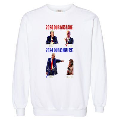 Vote For Trump! God Chose Trump To Restore Our Country! Garment-Dyed Sweatshirt