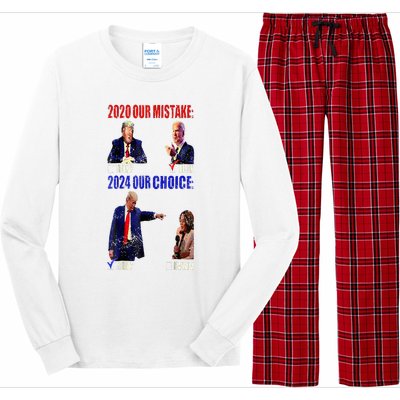 Vote For Trump! God Chose Trump To Restore Our Country! Long Sleeve Pajama Set