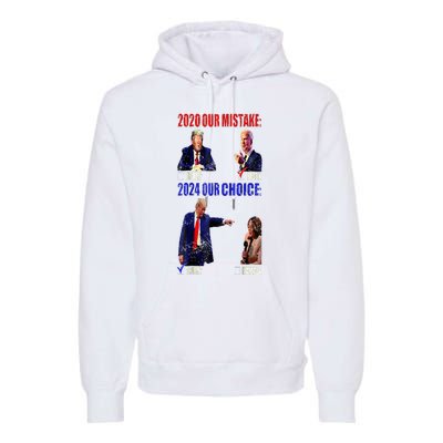 Vote For Trump! God Chose Trump To Restore Our Country! Premium Hoodie