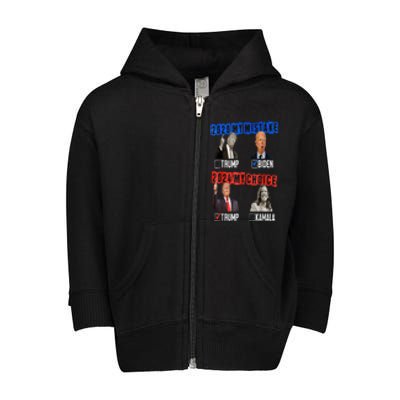 Vote For Trump! God Chose Trump To Restore Our Country! Toddler Zip Fleece Hoodie