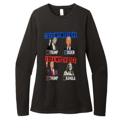 Vote For Trump! God Chose Trump To Restore Our Country! Womens CVC Long Sleeve Shirt