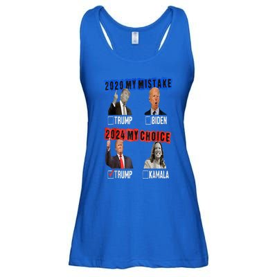 Vote For Trump! God Chose Trump To Restore Our Country! Ladies Essential Flowy Tank