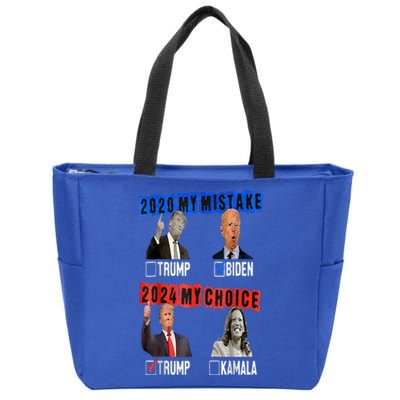 Vote For Trump! God Chose Trump To Restore Our Country! Zip Tote Bag