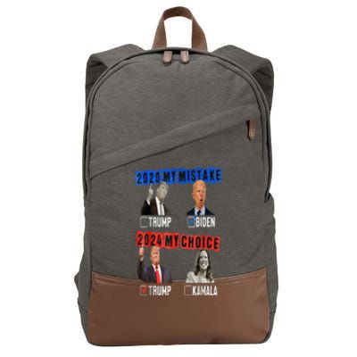 Vote For Trump! God Chose Trump To Restore Our Country! Cotton Canvas Backpack