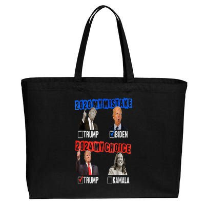 Vote For Trump! God Chose Trump To Restore Our Country! Cotton Canvas Jumbo Tote