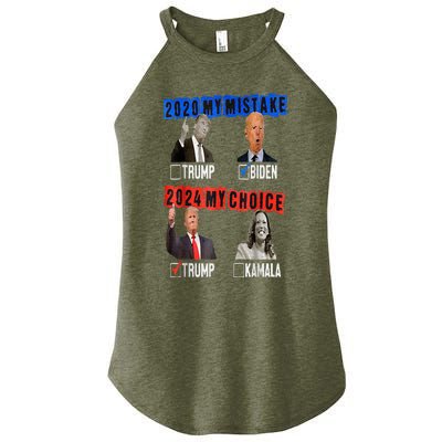 Vote For Trump! God Chose Trump To Restore Our Country! Women's Perfect Tri Rocker Tank