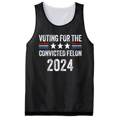 Voting For The Convicted Fellon 2024 Pro Mesh Reversible Basketball Jersey Tank