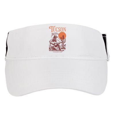 Vintage Funny Tucson Arizona Not Tuckson Adult Drive Performance Visor