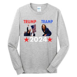 Vote For Trump Trump Vance 2024 Tall Long Sleeve T-Shirt