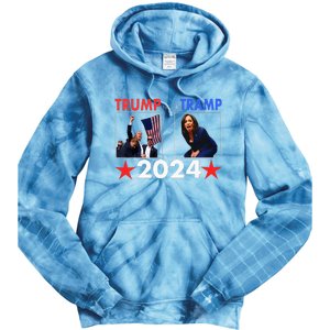 Vote For Trump Trump Vance 2024 Tie Dye Hoodie