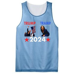 Vote For Trump Trump Vance 2024 Mesh Reversible Basketball Jersey Tank