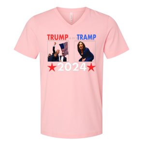 Vote For Trump Trump Vance 2024 V-Neck T-Shirt