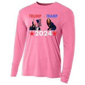 Vote For Trump Trump Vance 2024 Cooling Performance Long Sleeve Crew