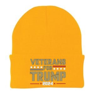 Veterans For Trump 2024 éLection 2024 Knit Cap Winter Beanie