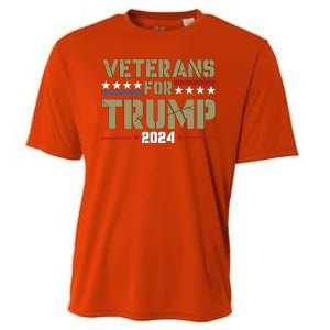 Veterans For Trump 2024 éLection 2024 Cooling Performance Crew T-Shirt