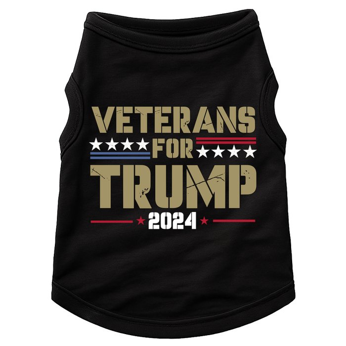 Veterans For Trump 2024 éLection 2024 Doggie Tank