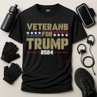 Veterans For Trump 2024 éLection 2024 Cooling Performance Crew T-Shirt