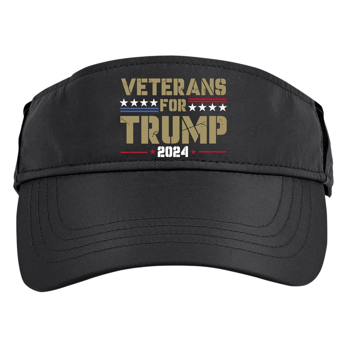 Veterans For Trump 2024 éLection 2024 Adult Drive Performance Visor
