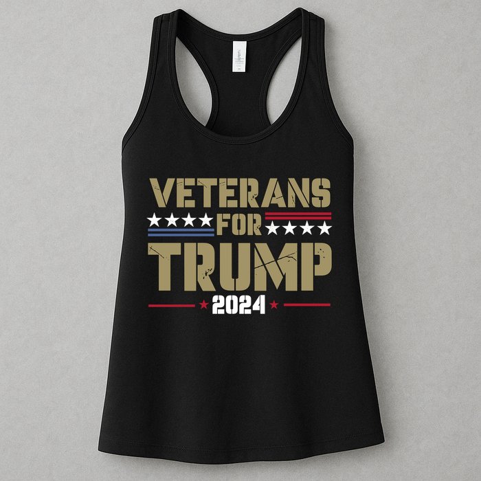 Veterans For Trump 2024 éLection 2024 Womens Tank Top