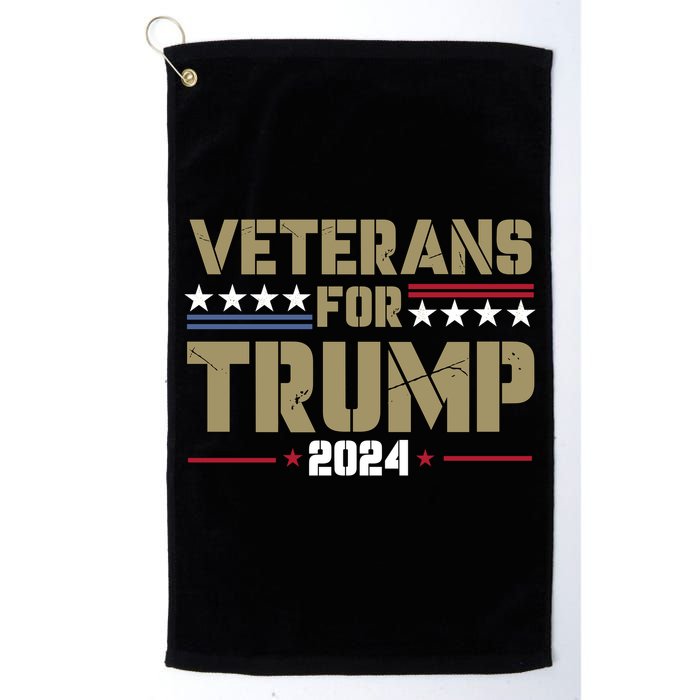 Veterans For Trump 2024 éLection 2024 Golf Towel