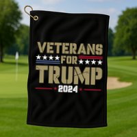Veterans For Trump 2024 éLection 2024 Golf Towel
