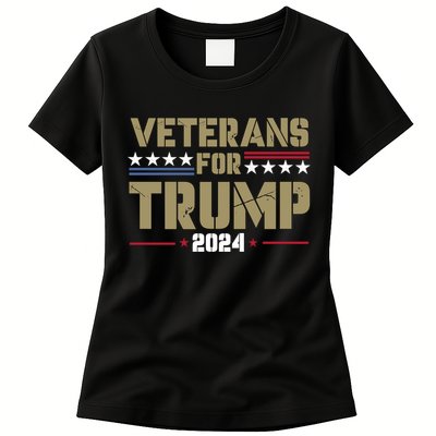 Veterans For Trump 2024 éLection 2024 Womens T-Shirt