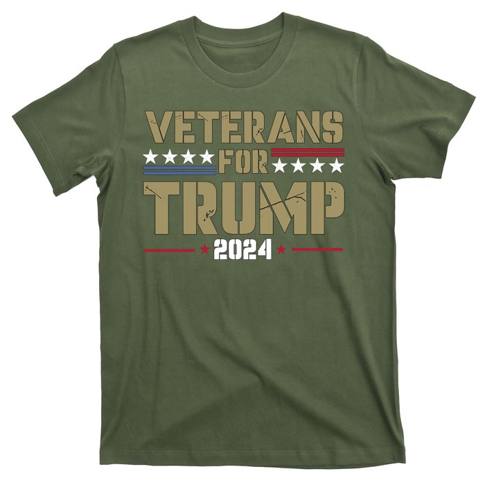 Veterans For Trump 2024 éLection 2024 T-Shirt