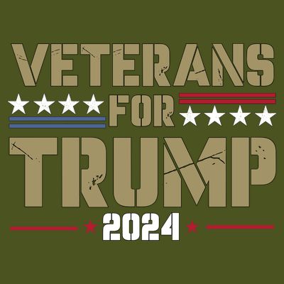 Veterans For Trump 2024 éLection 2024 T-Shirt