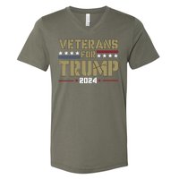 Veterans For Trump 2024 éLection 2024 V-Neck T-Shirt