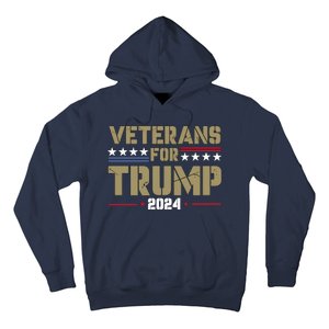 Veterans For Trump 2024 éLection 2024 Hoodie