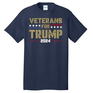 Veterans For Trump 2024 éLection 2024 Tall T-Shirt