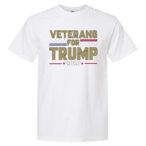 Veterans For Trump 2024 éLection 2024 Garment-Dyed Heavyweight T-Shirt