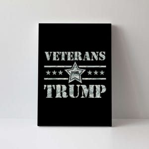 Veterans For Trump 2024 Canvas