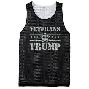 Veterans For Trump 2024 Mesh Reversible Basketball Jersey Tank