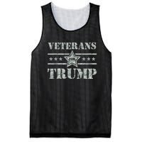 Veterans For Trump 2024 Mesh Reversible Basketball Jersey Tank