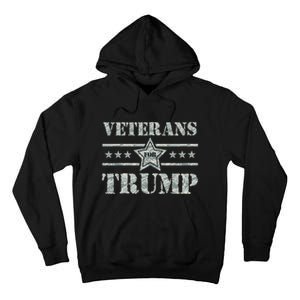 Veterans For Trump 2024 Tall Hoodie