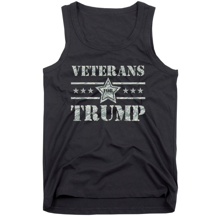 Veterans For Trump 2024 Tank Top