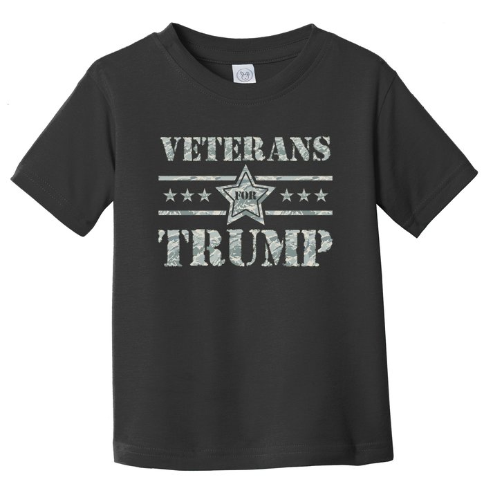 Veterans For Trump 2024 Toddler T-Shirt