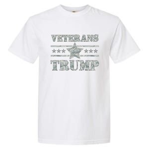 Veterans For Trump 2024 Garment-Dyed Heavyweight T-Shirt